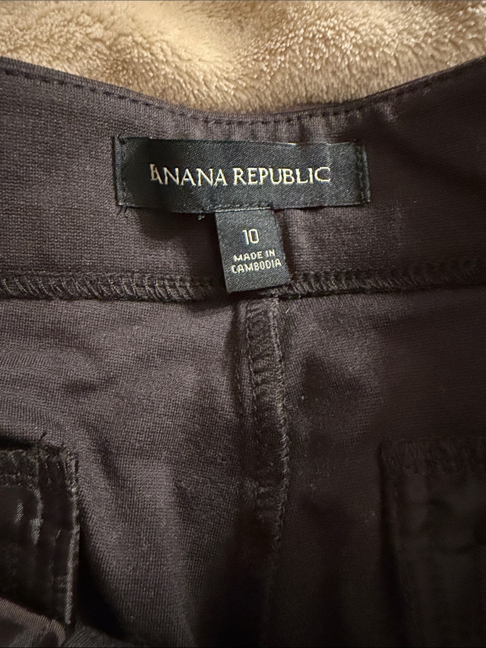 Banana Republic Chocolate Brown Straight-Leg Pants - Picture 2 of 10